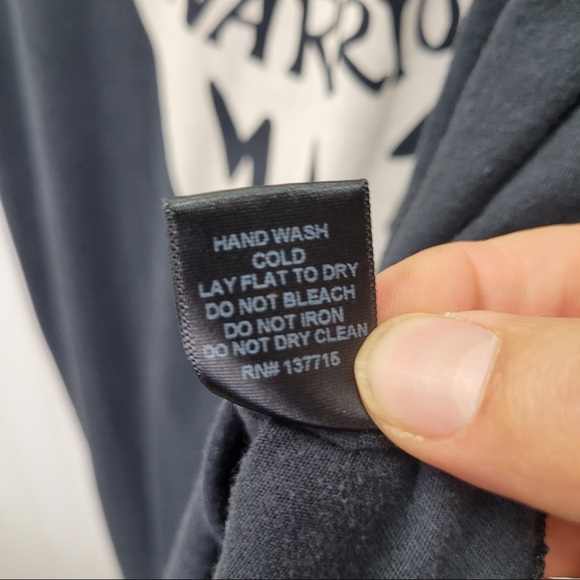 Gypsy Warrior Dress Tank Tunic Pajama Size M L Black Logo Graphic Side Slit Hem - Picture 7 of 7